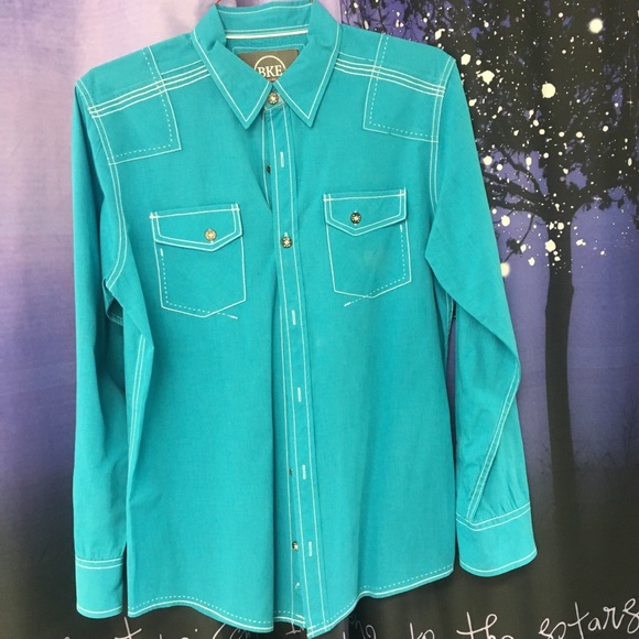 Men’s BKE Button Up - Picture 1 of 4